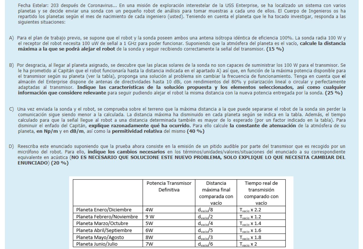 ejercicio examen propagacion de ondas 