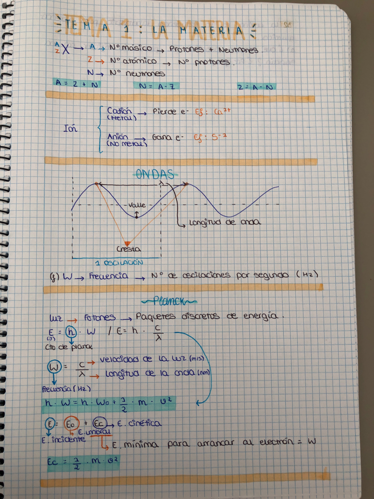 Apuntes tema 1 la materia 
